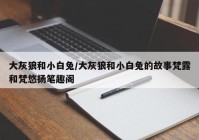 大灰狼和小白兔/大灰狼和小白兔的故事梵露和梵悠扬笔趣阁