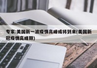 专家:美国新一波疫情高峰或将到来(美国新冠疫情高峰期)