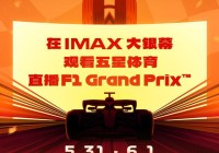 全球首场F1赛事IMAX影院直播来了SMG五星体育解说团队影厅实况解说