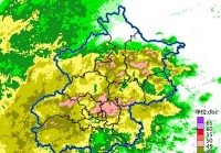 北京昨夜强降雨部分地区达大暴雨级 今天上午仍有中到大雨