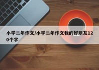 小学二年作文/小学二年作文我的好朋友120个字