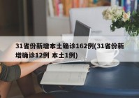 31省份新增本土确诊162例(31省份新增确诊12例 本土1例)