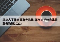 深圳大学体育录取分数线(深圳大学体育生录取分数线2021)
