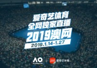 爱奇艺体育全网独家直播2019澳网系列赛事 紧抓用户诉求搭建超级在线体育平台