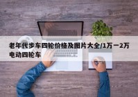 老年代步车四轮价格及图片大全/1万一2万电动四轮车