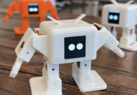 湖南城步一青年团队研发出AI桌面人形机器人