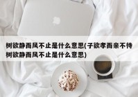 树欲静而风不止是什么意思(子欲孝而亲不待树欲静而风不止是什么意思)