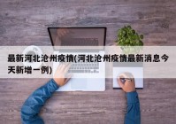 最新河北沧州疫情(河北沧州疫情最新消息今天新增一例)