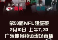 广东体育频道喊你明天起早!现场解说+直播一起领略第59届超级碗