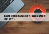 美国新冠肺炎确诊近200万(美国新冠确诊超1100万)
