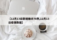 【12月13日新增确诊76例,12月13日疫情数据】