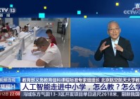 新闻1+1｜人工智能走进中小学怎么教？怎么学？