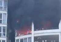 惊魂时刻!莆田高层住宅突发大火百名居民紧急逃生