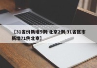 【31省份新增5例:北京2例,31省区市新增71例北京】