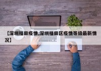 【深圳福田疫情,深圳福田区疫情等级最新情况】
